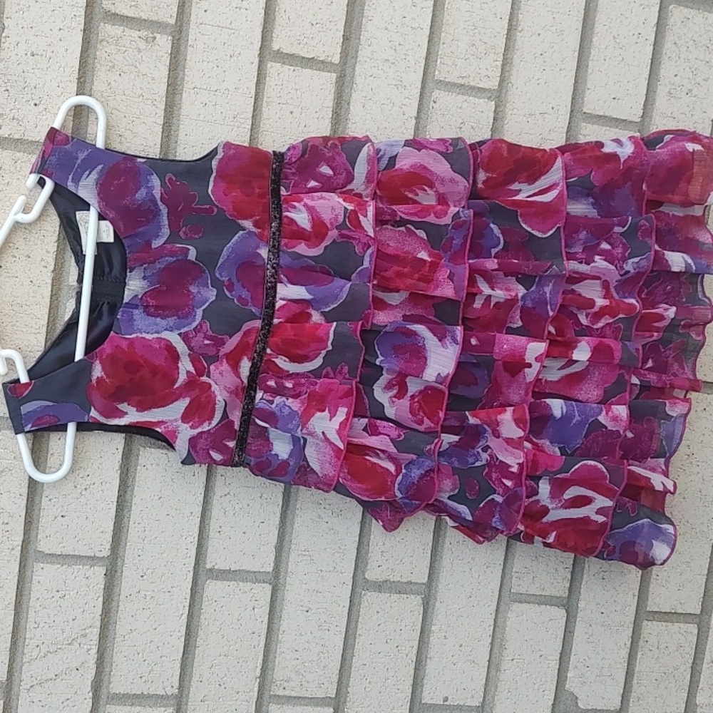 PLACE dress/Pink & Purple